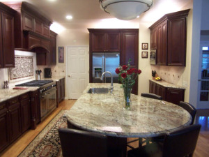 Sales of granite and quartz countertops are surging.