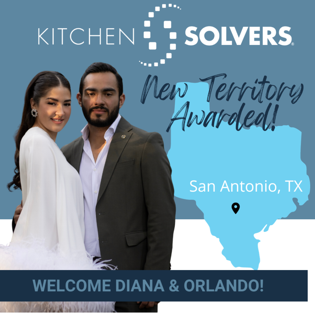 Diana and Orlando, owners of Kitchen Solvers of San Antonio