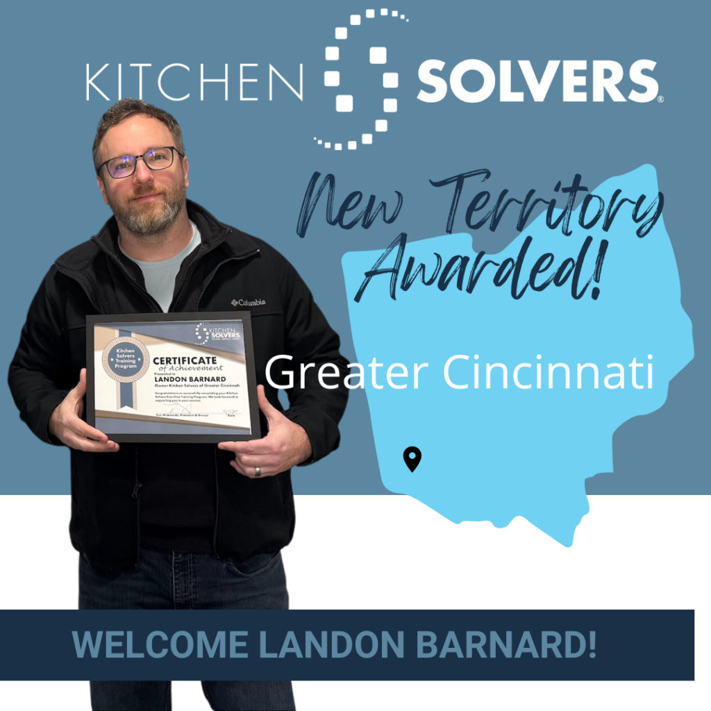 New kitchen remodeling franchise owner, Landon Barnard